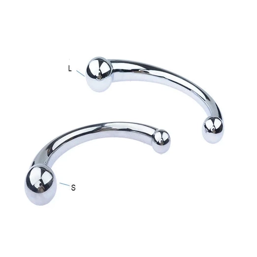 Double Stainless Anal Ended Hook Steel Elegant 5858 0528